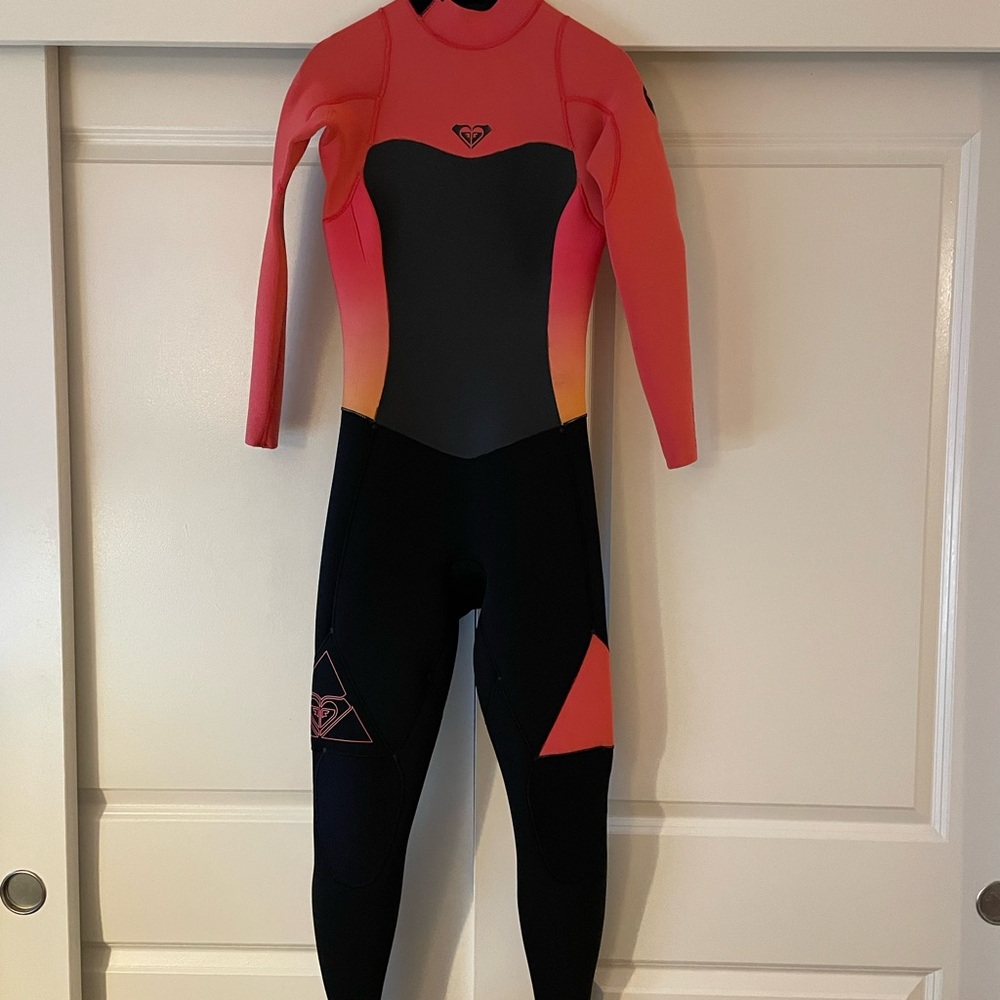 Roxy Women's 4/3 Synchro Back Zip GBS Wetsuit size 4